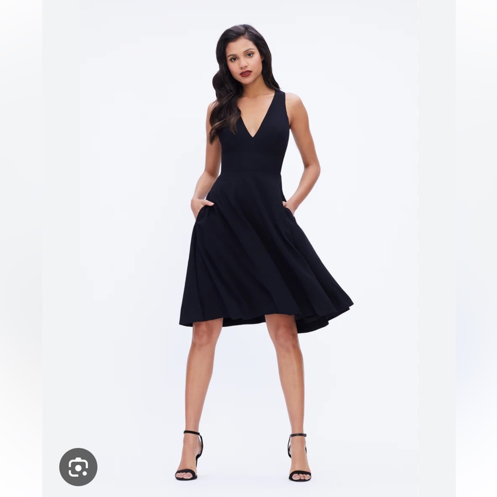Dress the Population Catalina Fit and Flare Cocktail Dress EEEUC
